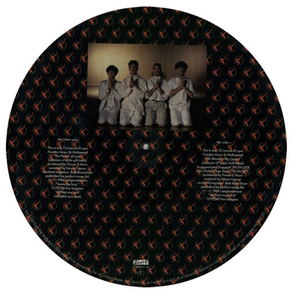 Frankie Goes To Hollywood The Power Of Love UK 12" vinyl picture disc (12 inch picture record) FGT2PTH05799