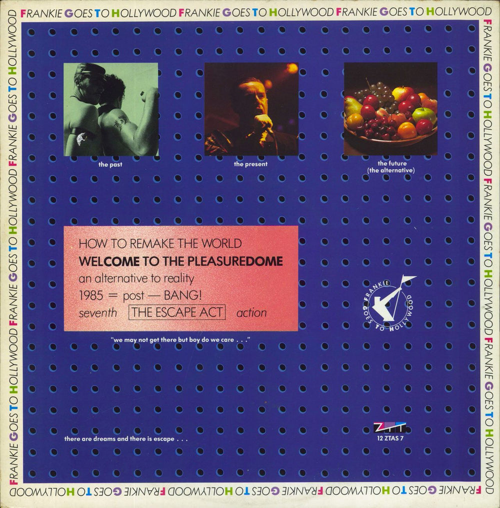 Frankie Goes To Hollywood Welcome To The Pleasuredome UK 12" vinyl single (12 inch record / Maxi-single) 12ZTAS7