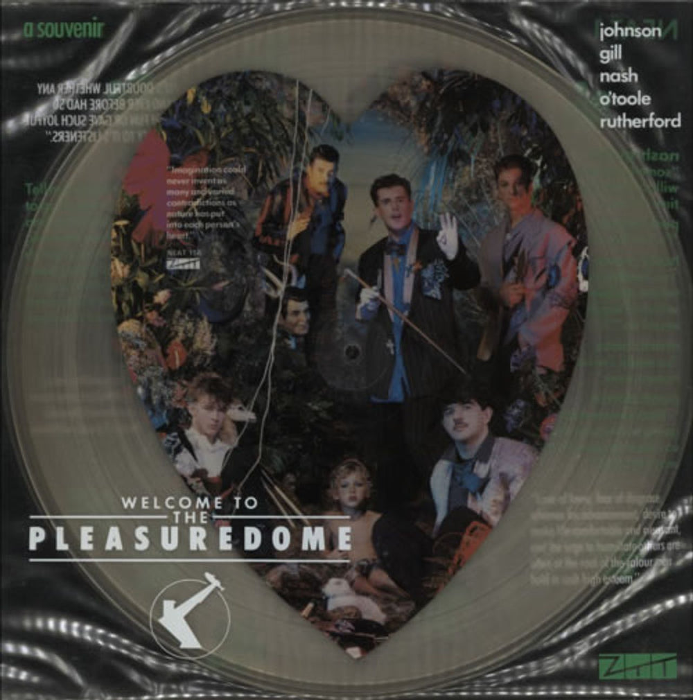 Frankie Goes To Hollywood Welcome To The Pleasuredome UK picture disc LP (vinyl picture disc album) NEAT1