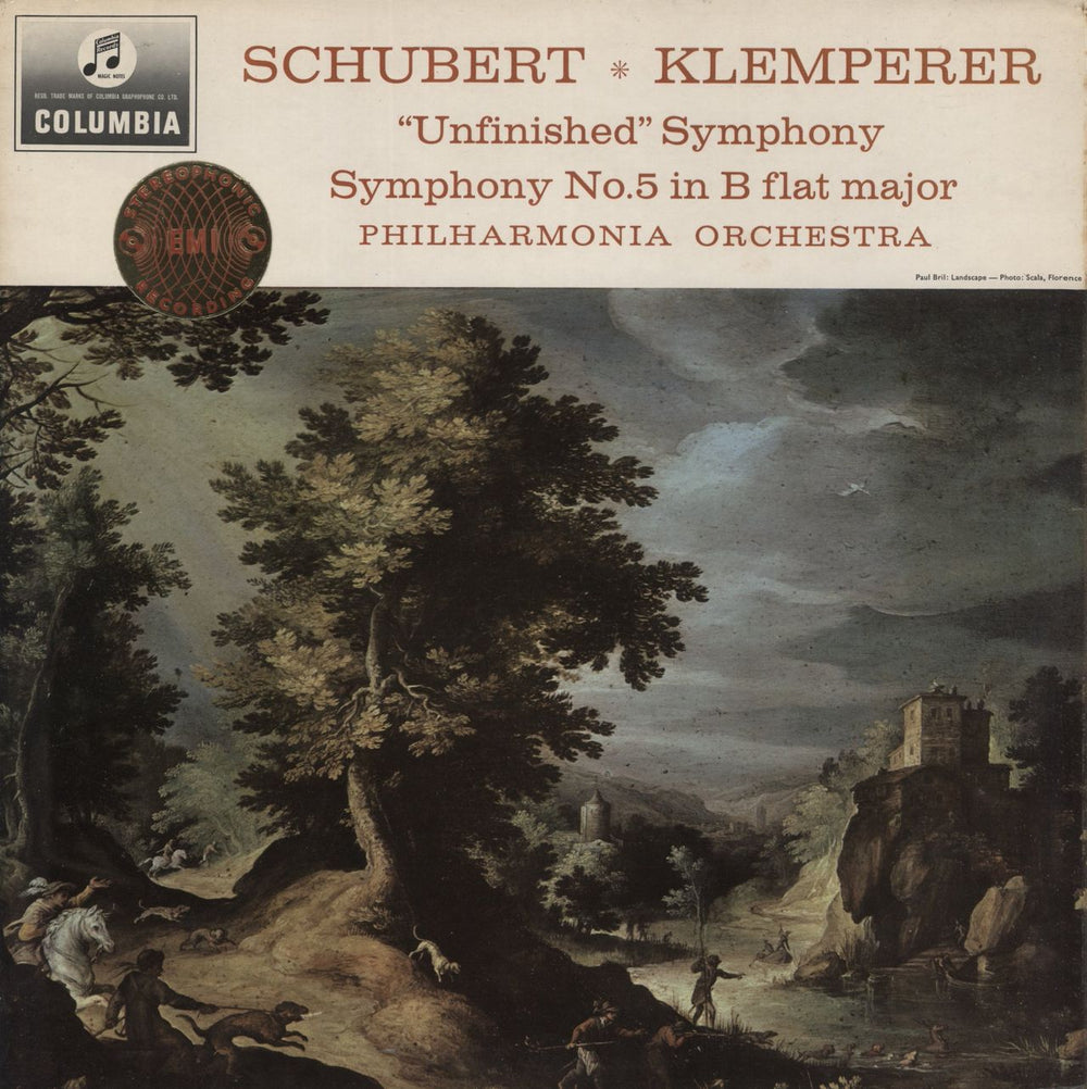 Franz Schubert Schubert: "Unfinished" Symphony; Symphony No. 5 In B Flat Major UK vinyl LP album (LP record) SAX2514