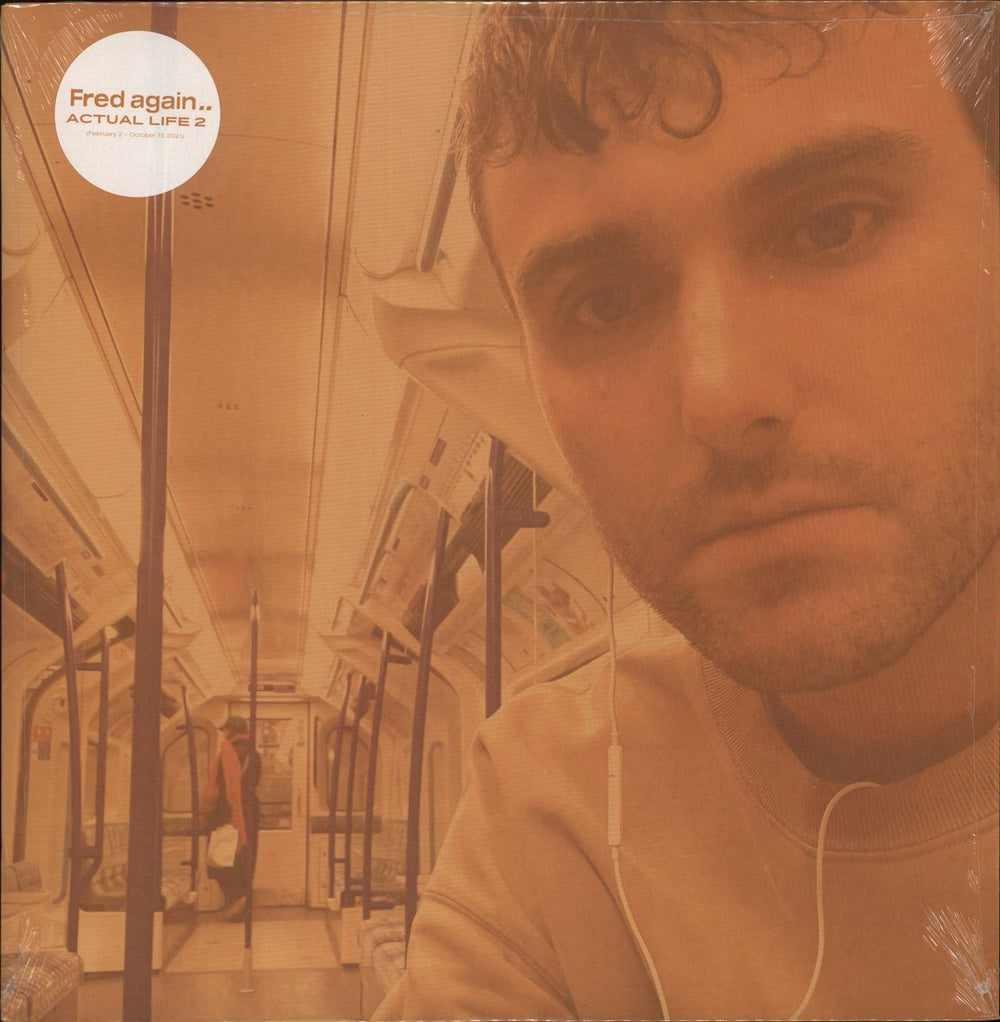 Fred Again Actual Life 2 [February 2 - October 15 2021] - Clear Vinyl UK vinyl LP album (LP record) 0190296314940