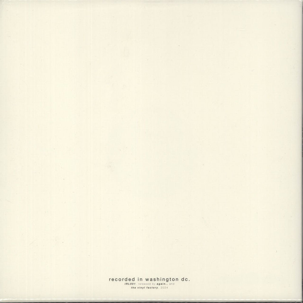 Fred Again Tiny Desk, 13th March 2023 - White Vinyl - Autographed UK vinyl LP album (LP record)