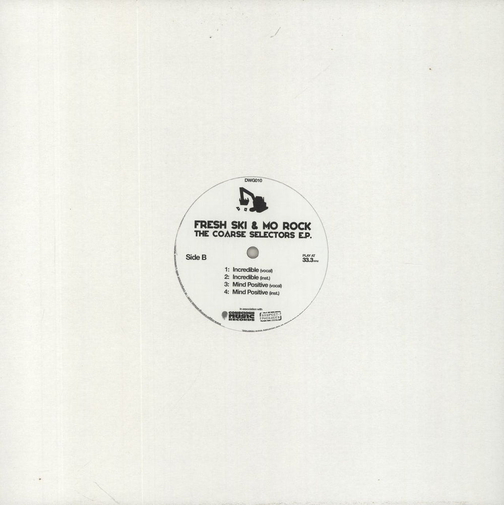 Fresh Ski & Mo Rock The Coarse Selectors E.P. + Press Release UK 12" vinyl single (12 inch record / Maxi-single)