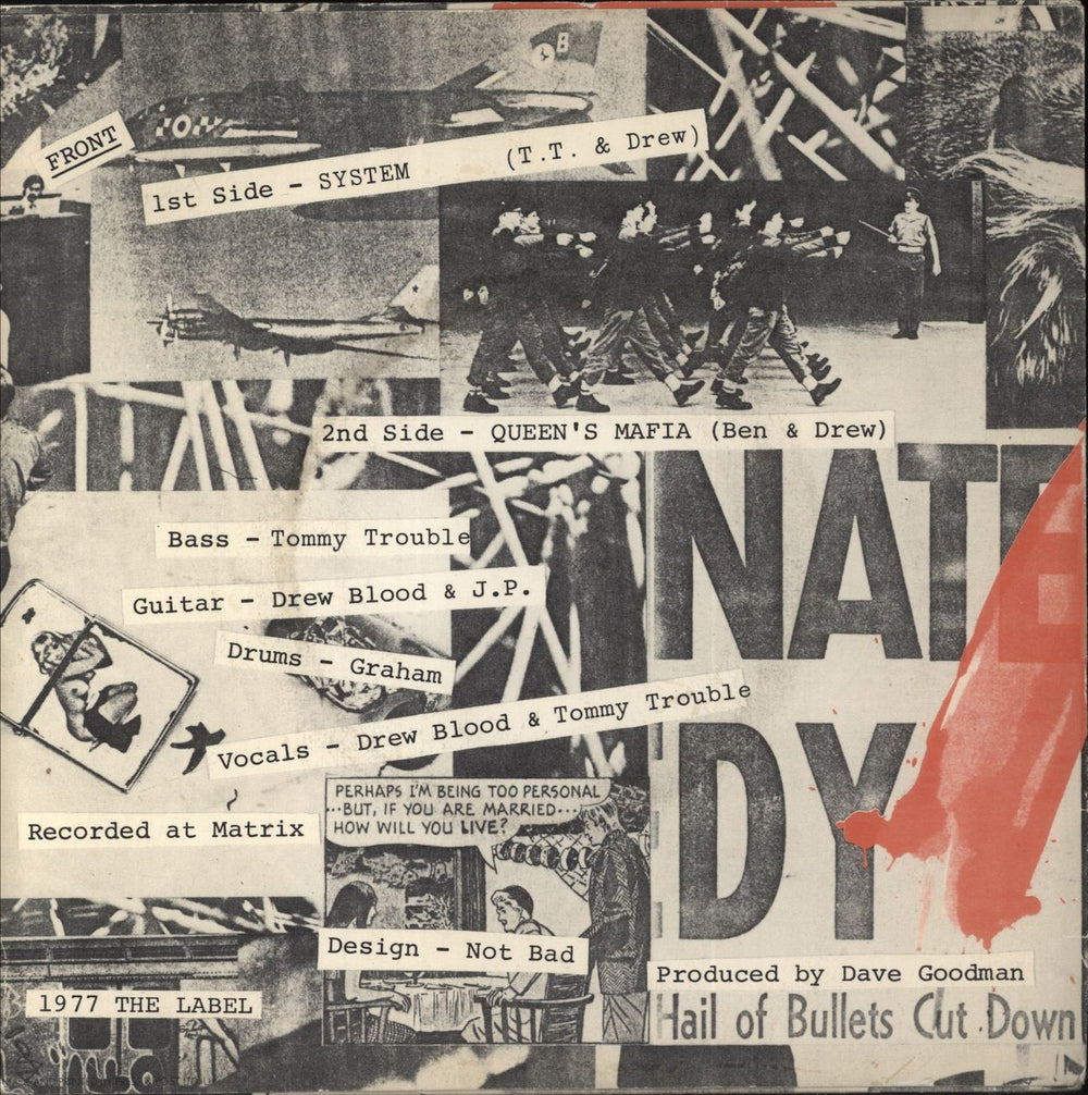 Front System - Not For Sale UK Promo 7" vinyl single (7 inch record / 45)