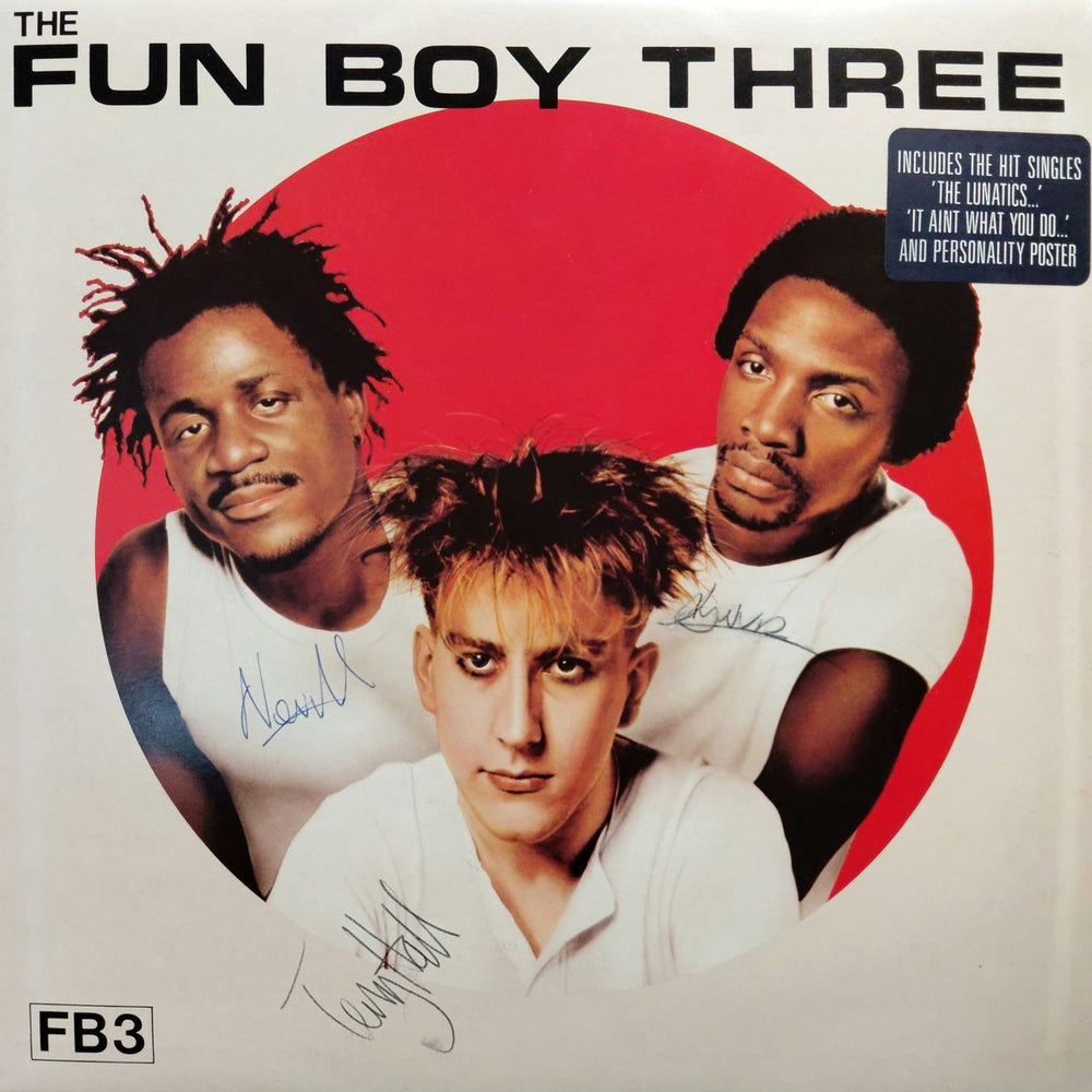 Fun Boy Three FB3 - Autographed UK vinyl LP album (LP record) CHR1383