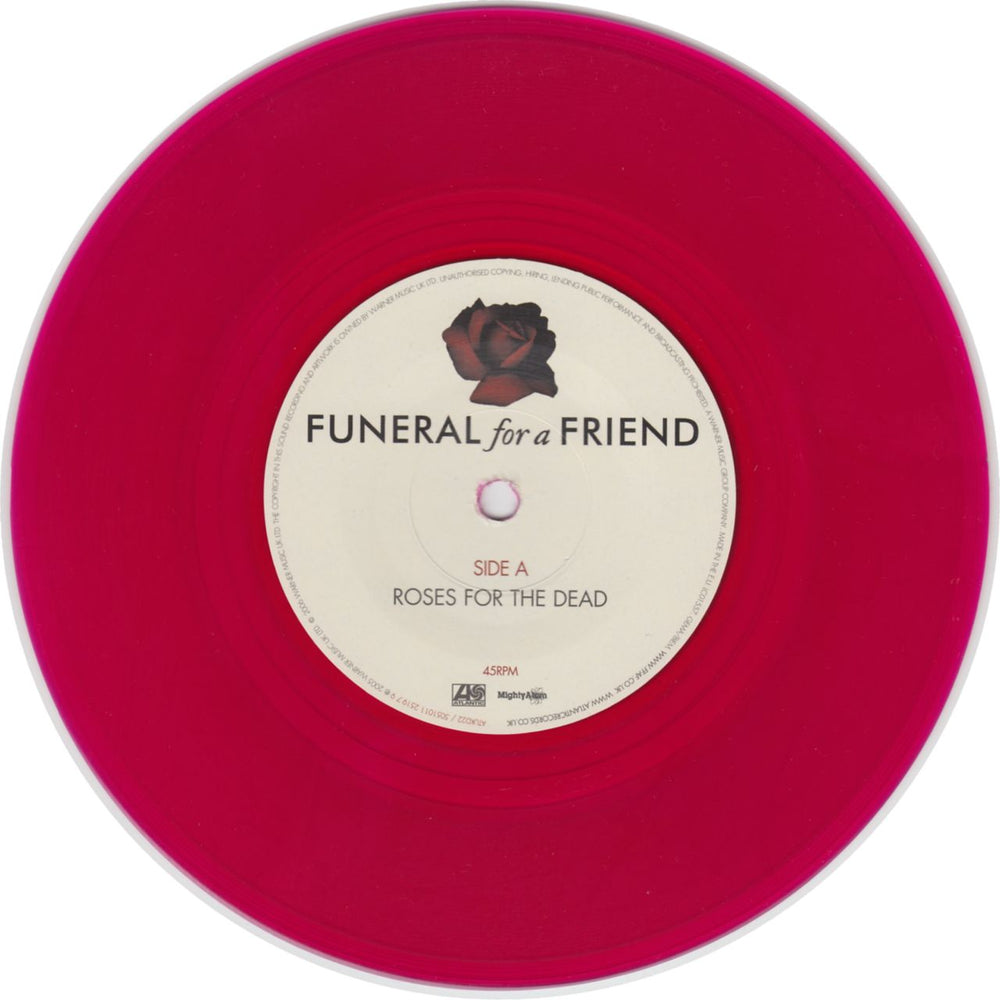 Funeral For A Friend Roses For The Dead - Set of 3 coloured vinyl UK 7" vinyl single (7 inch record / 45)