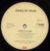 Gang Of Four Songs Of The Free Dutch vinyl LP album (LP record) GGOLPSO361681