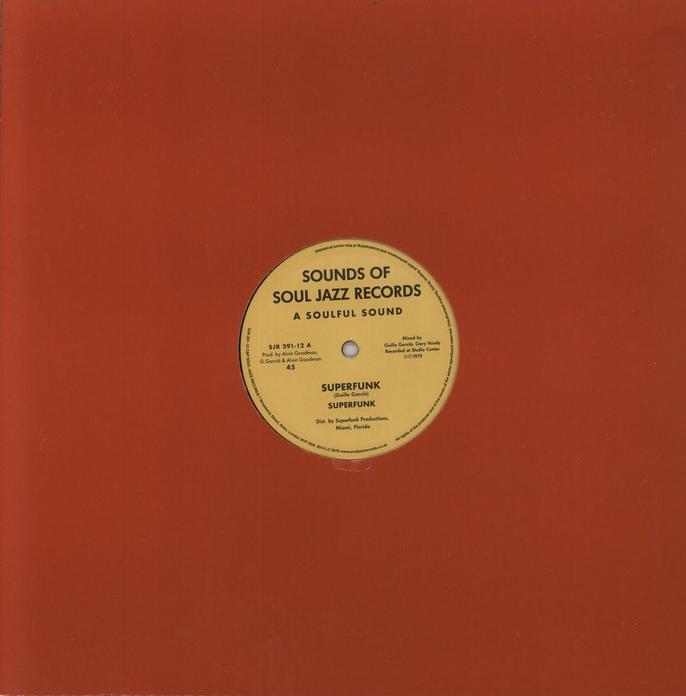 Garcia's Super Funk Superfunk / Sexy Lady UK 12" vinyl single (12 inch record / Maxi-single) SJR291-12