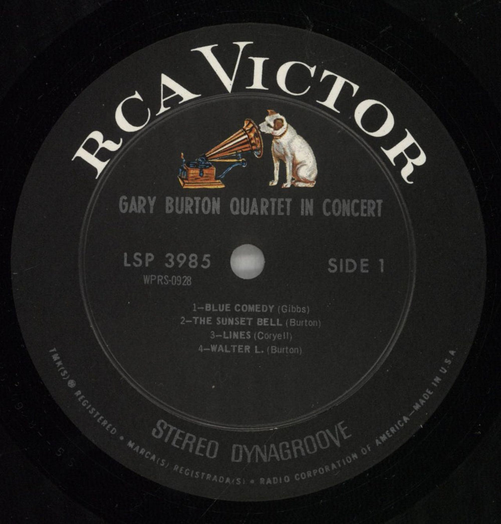 Gary Burton Gary Burton Quartet In Concert UK vinyl LP album (LP record) GB5LPGA874408