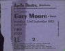 Gary Moore Live In '85 + Ticket Stub UK tour programme MOOTRLI480119