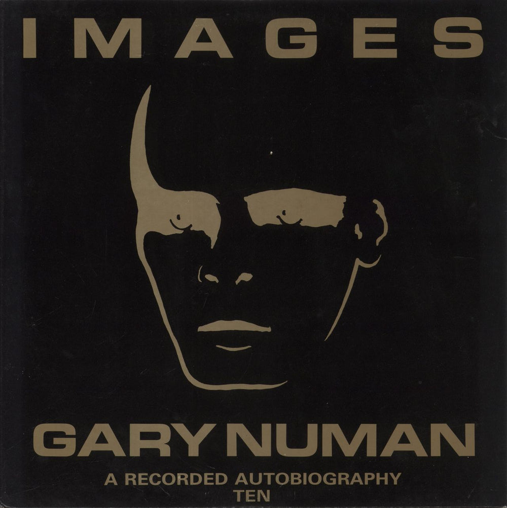 Gary Numan Images Nine / Ten - Autographed UK 2-LP vinyl record set (Double LP Album)