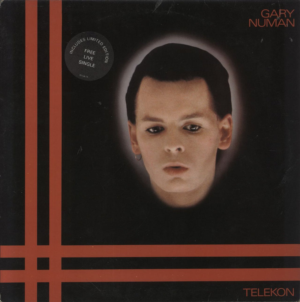 Gary Numan Telekon + Inner UK vinyl LP album (LP record) BEGA19