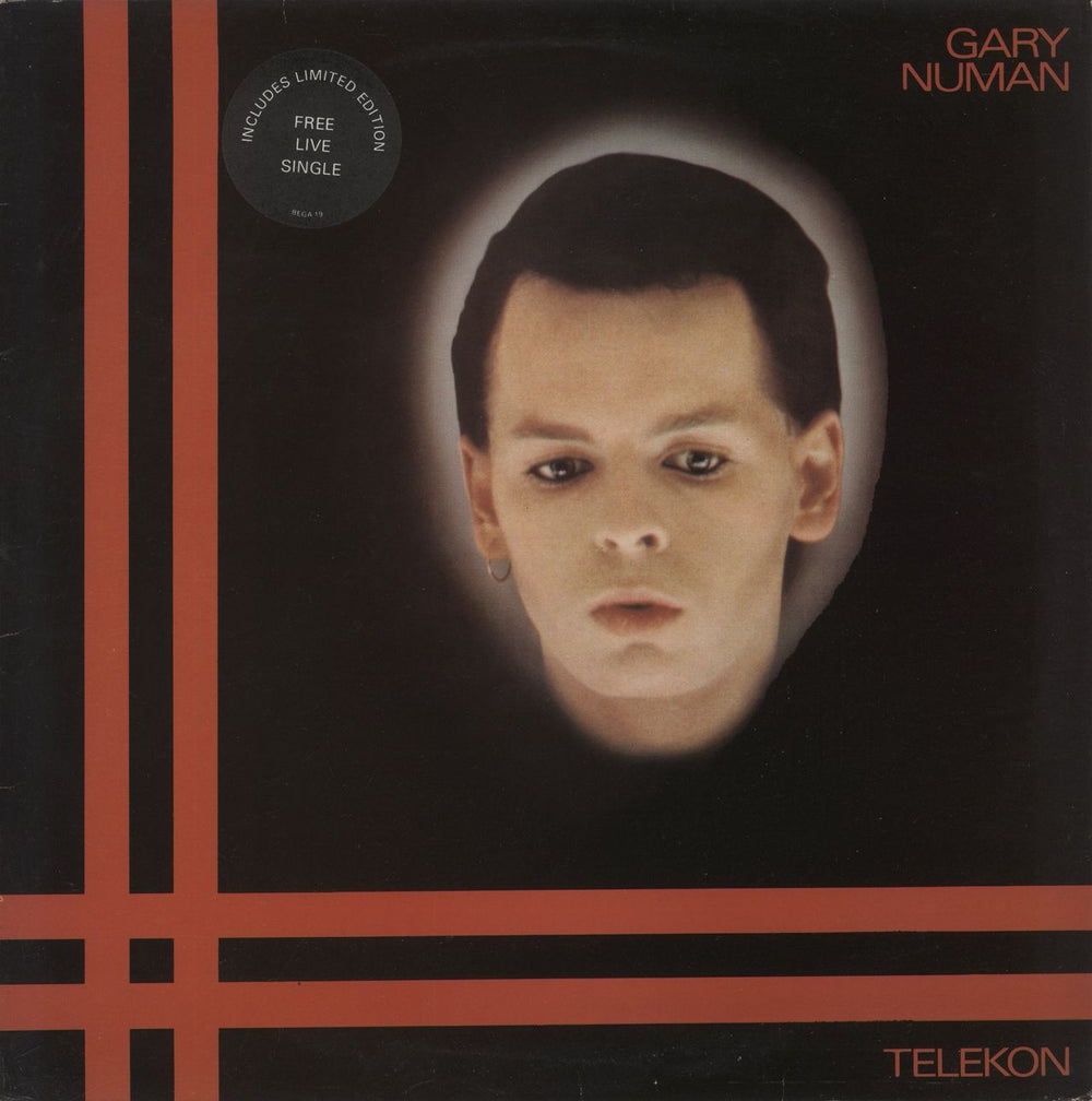 Gary Numan Telekon + Poster + Merch Insert UK vinyl LP album (LP record) BEGA19