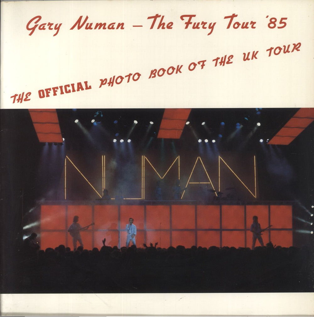 Gary Numan The Fury Tour '85 UK book PHOTO BOOK