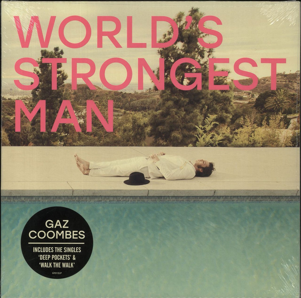 Gaz Coombes Worlds Strongest Man UK vinyl LP album (LP record) HF012LP