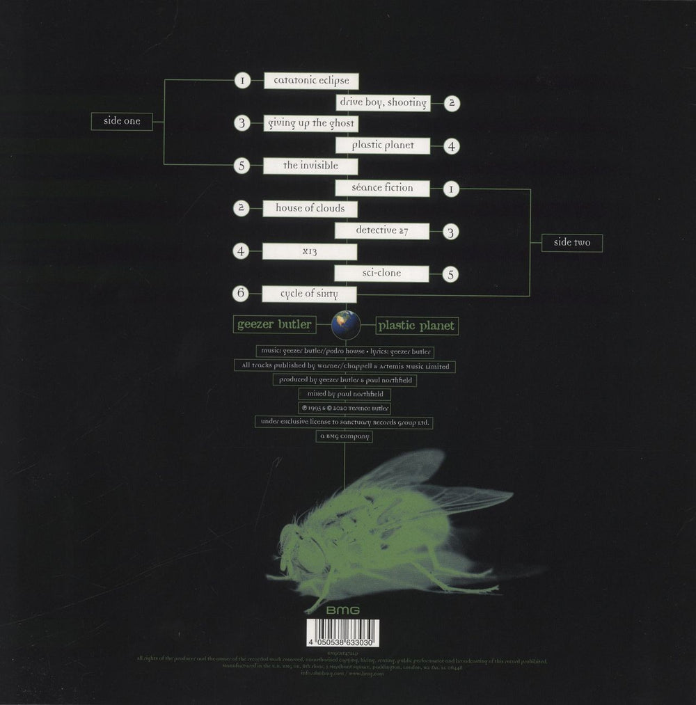 Geezer Plastic Planet UK vinyl LP album (LP record) 4050538633030