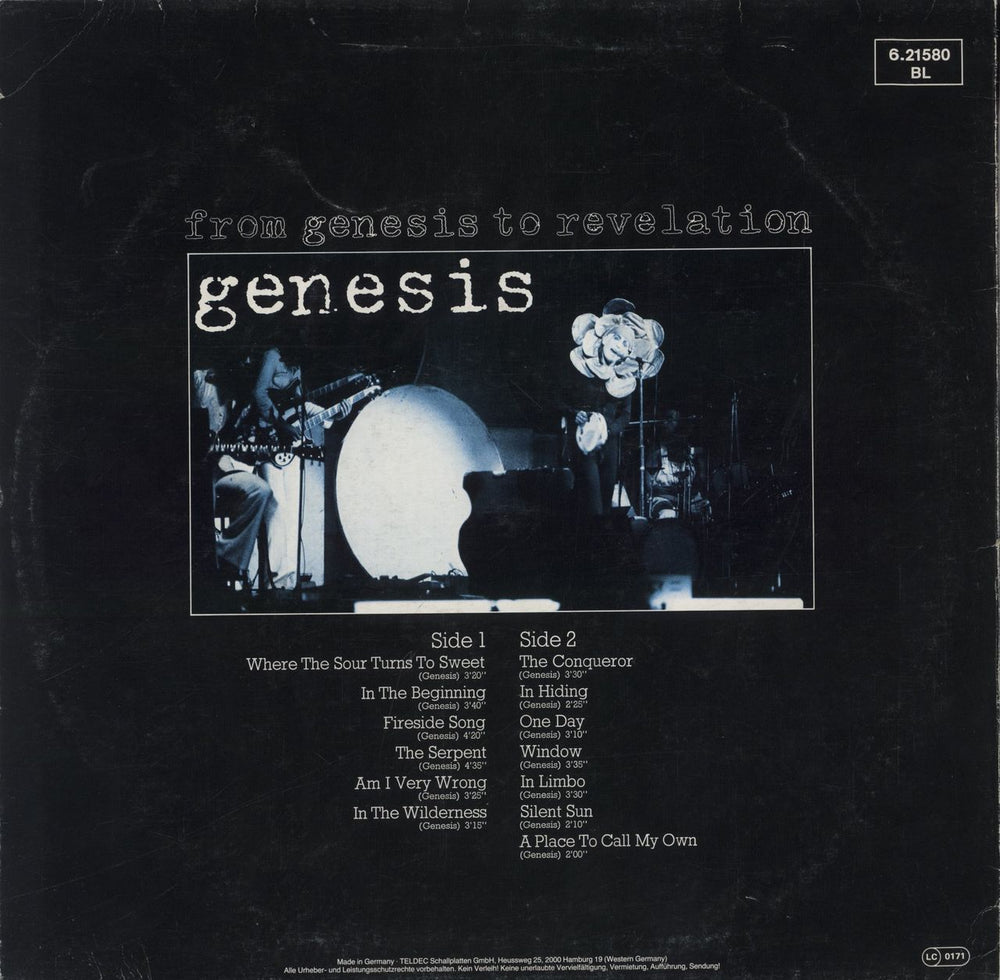 Genesis From Genesis To Revelation German vinyl LP album (LP record) GENLPFR579242