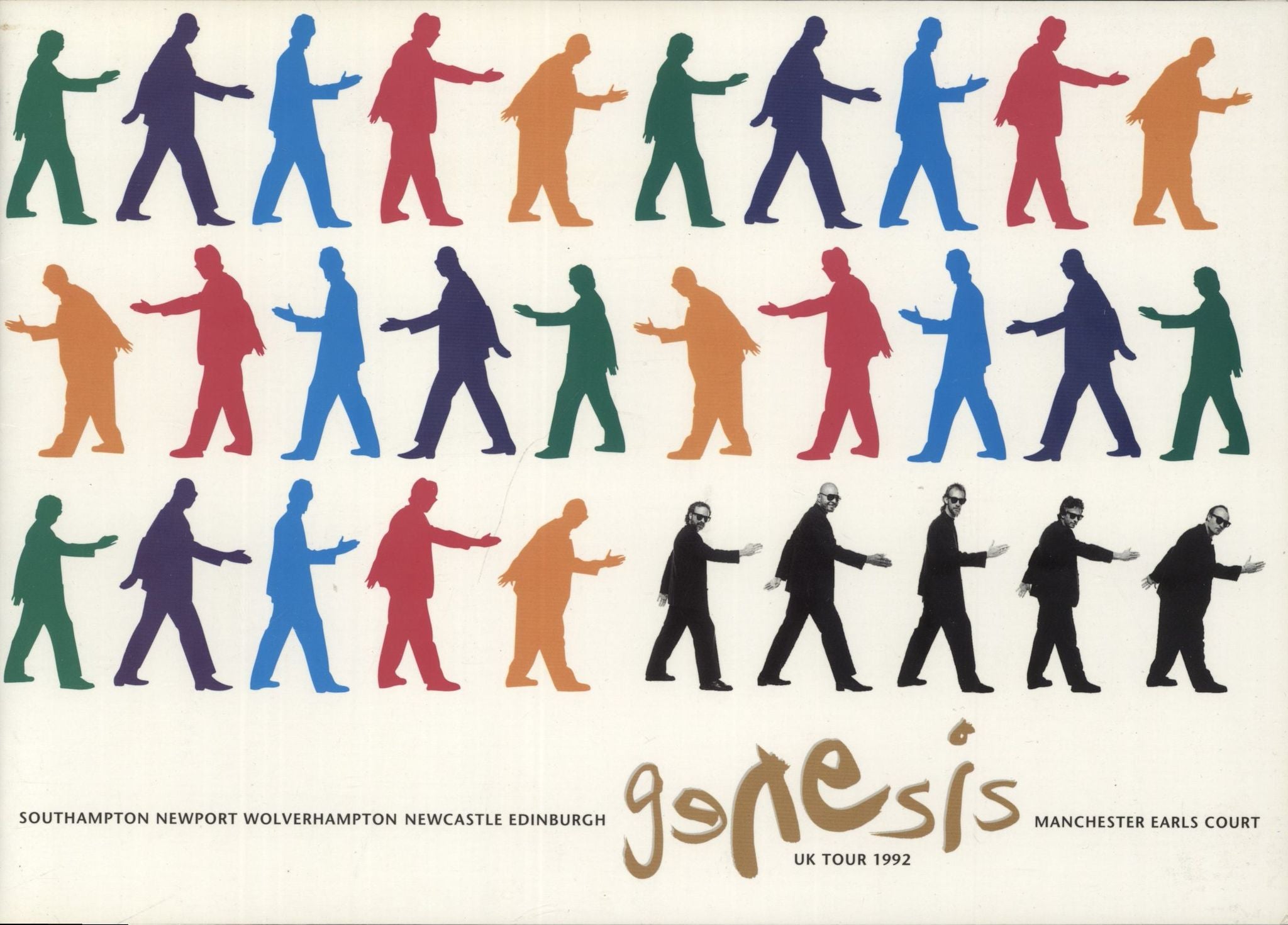 Genesis We Can't Dance + Ticket Stub UK tour programme TOUR PROGRAMME