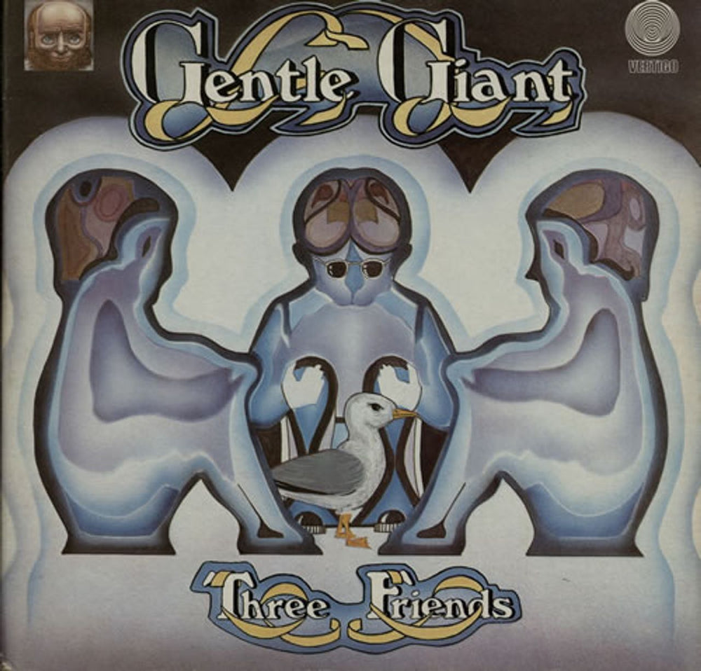 Gentle Giant Three Friends - 3rd - EX UK vinyl LP album (LP record) 6360070