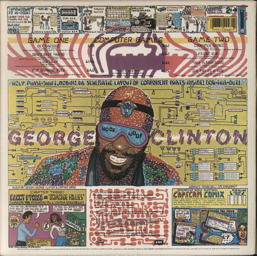 George Clinton Computer Games US vinyl LP album (LP record) 077771224614