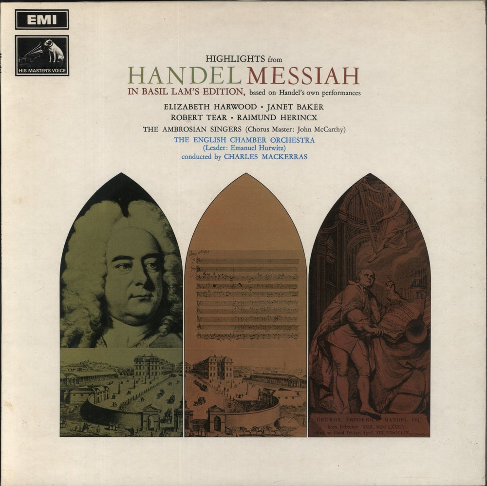 George Frideric Handel Handel: Highlights From Handel Messiah UK vinyl LP album (LP record) HQS1183