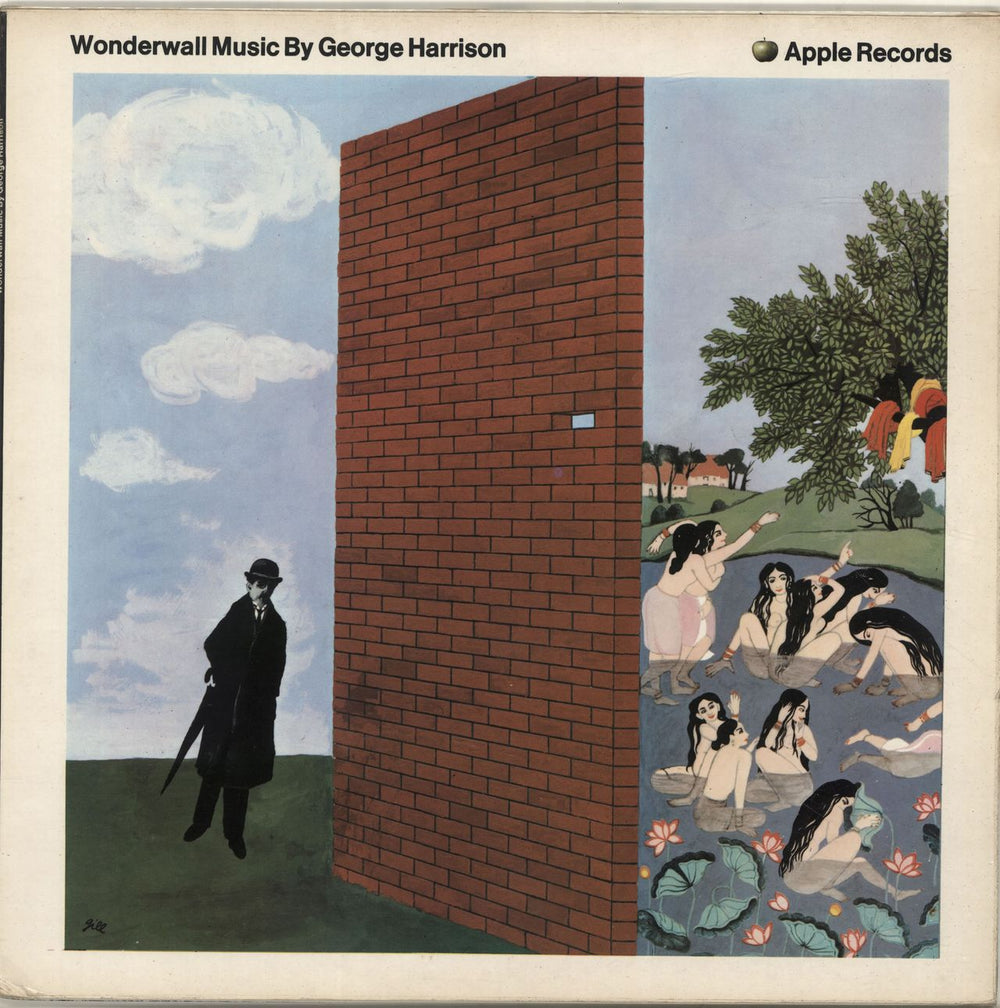 George Harrison Wonderwall Music - 1st + Insert UK vinyl LP album (LP record) SAPCOR1