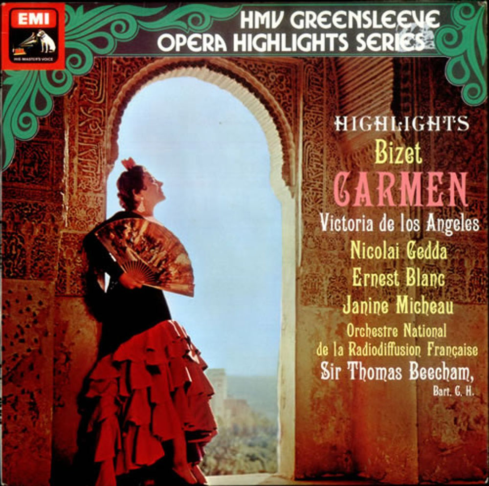 Georges Bizet Highlights from Carmen UK vinyl LP album (LP record) ESD7047