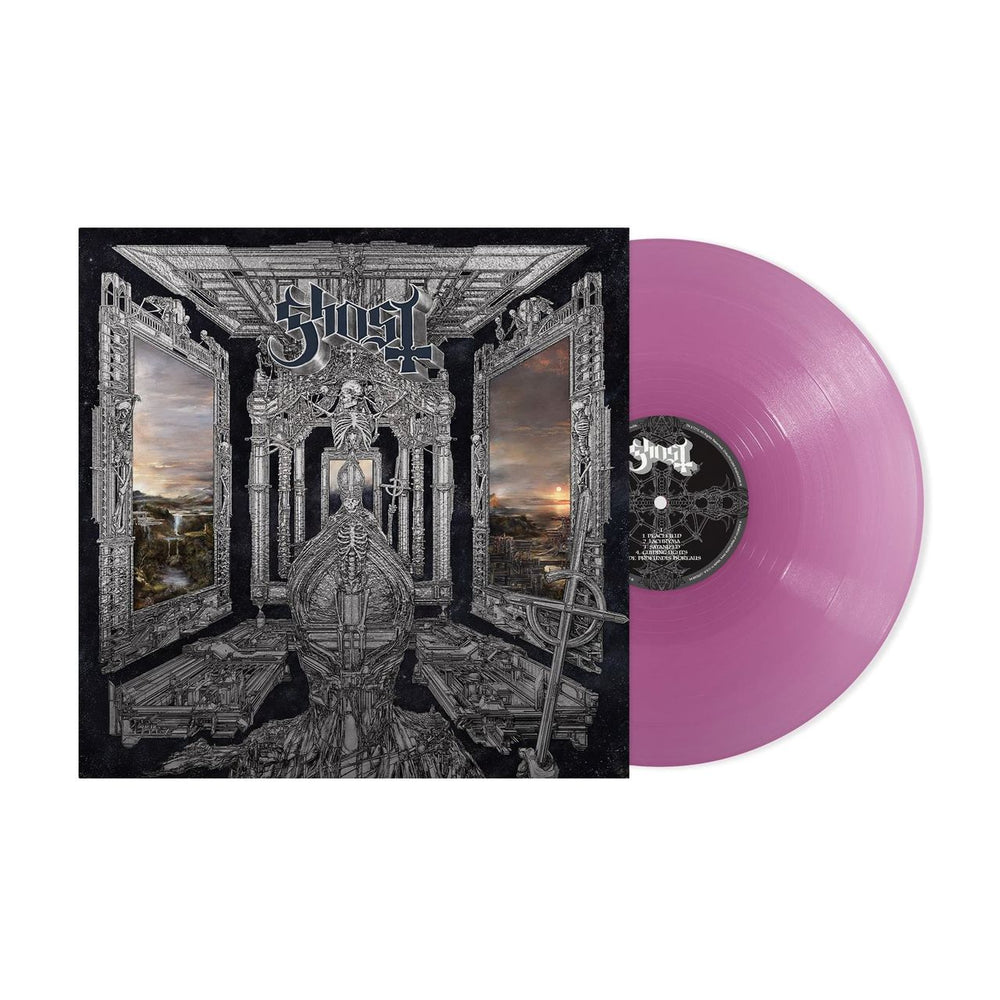 Ghost (Swedish) Skeleta - Opaque Violet Vinyl + Papa V Overlay - Sealed UK vinyl LP album (LP record) 888072687653