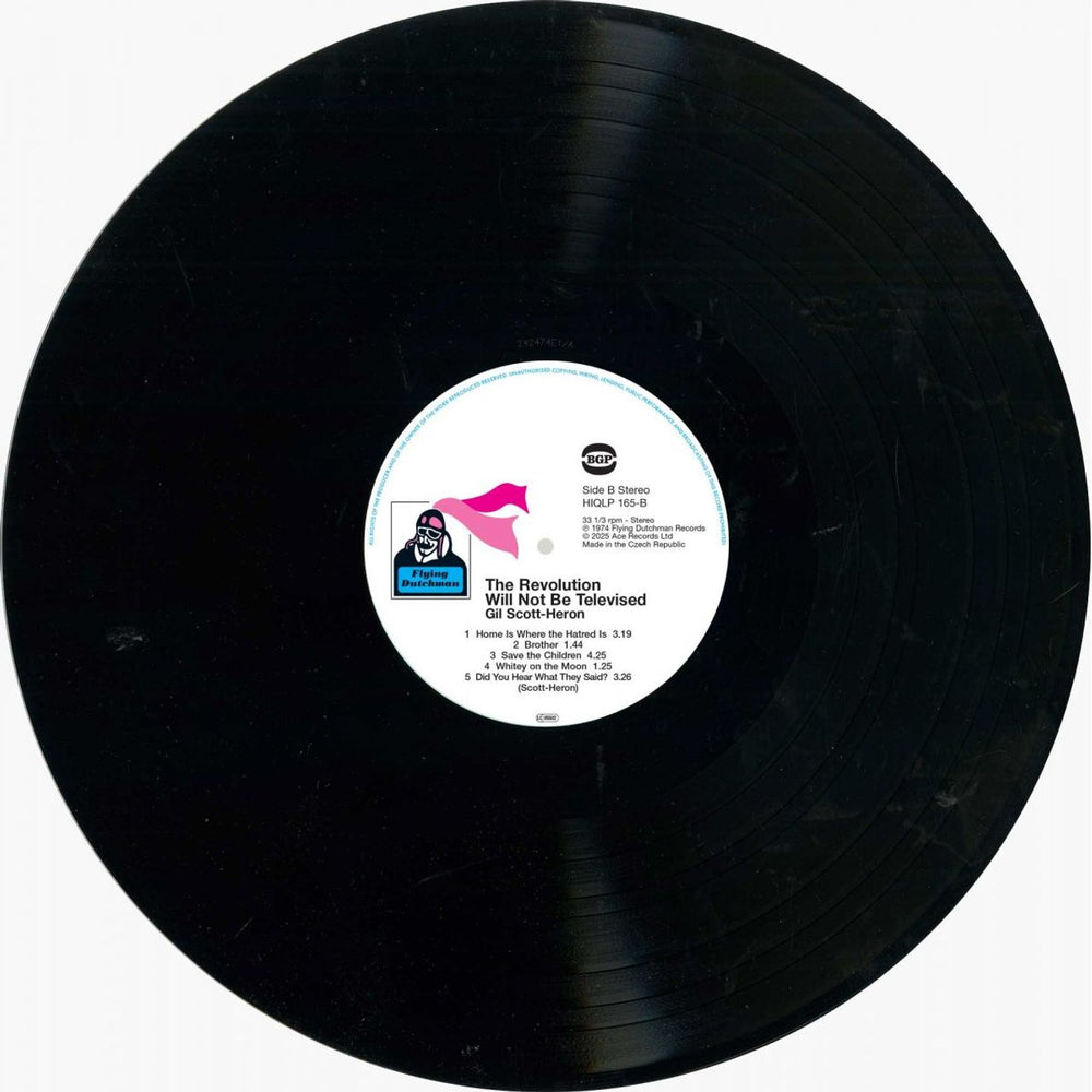 Gil Scott-Heron The Revolution Will Not Be Televised - 180 Gram Black Vinyl - Sealed UK vinyl LP album (LP record) Audiophile