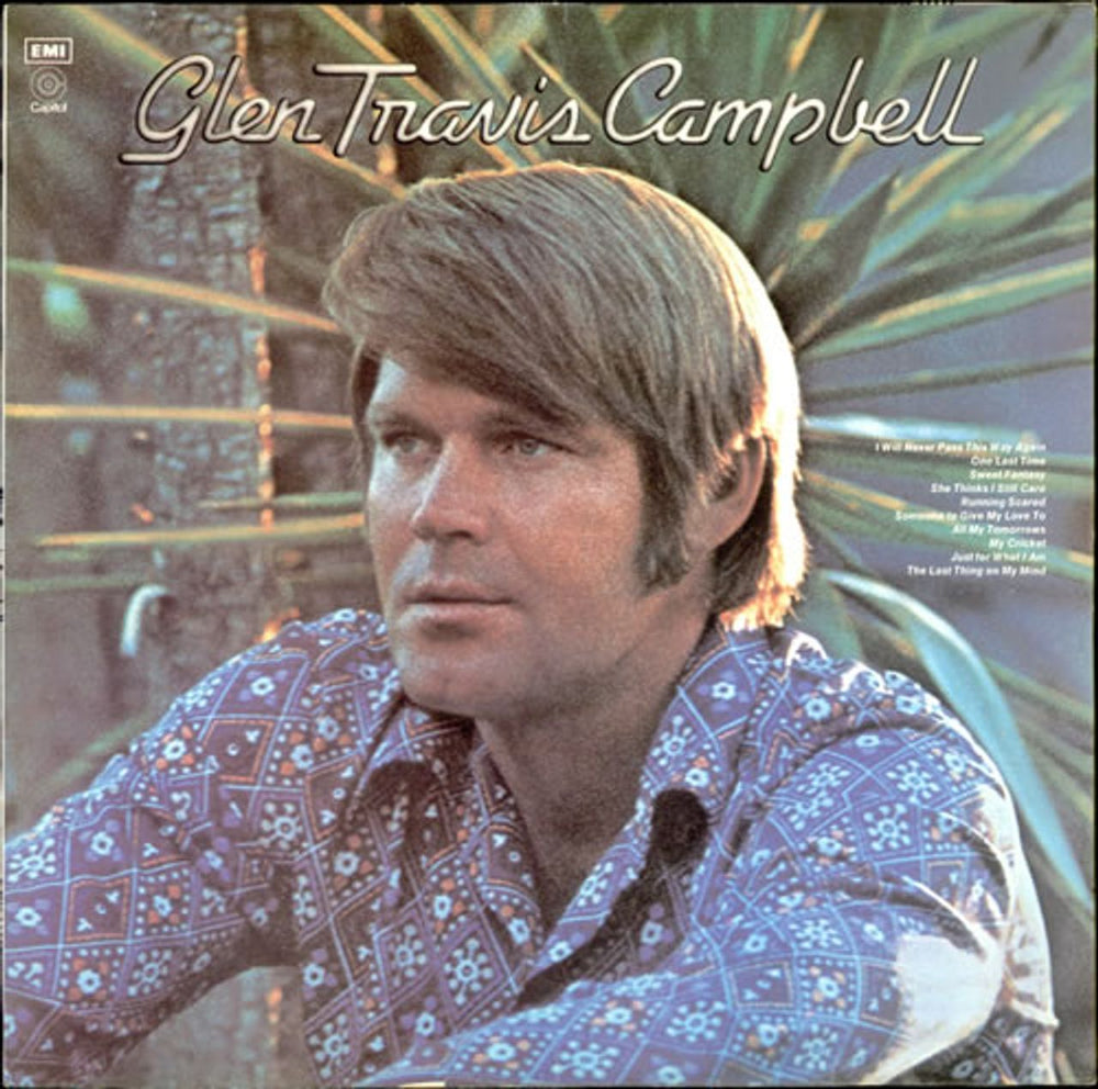 Glen Campbell Glen Travis Campbell UK vinyl LP album (LP record) E-SW11117