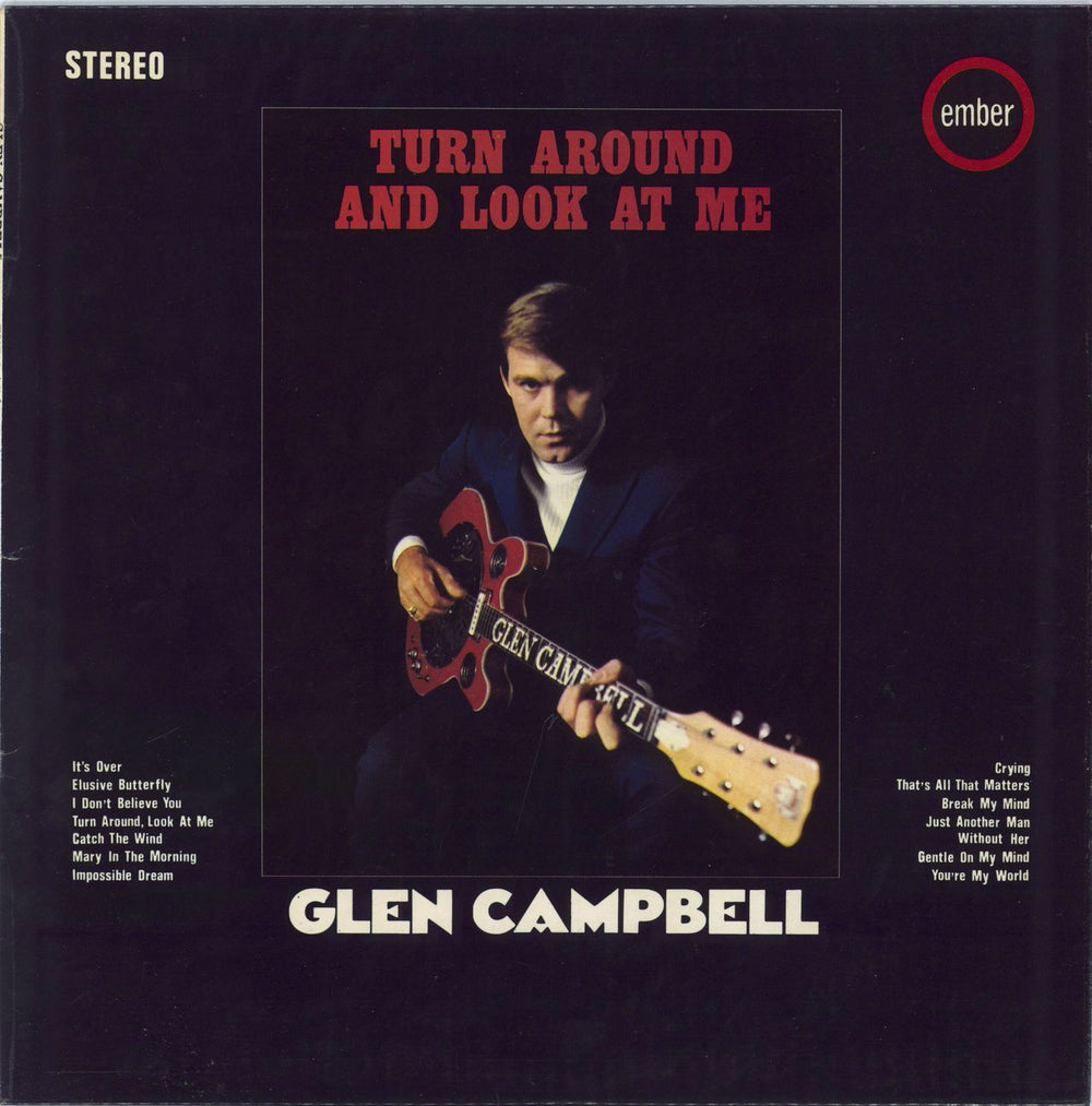 Glen Campbell Turn Around And Look At Me UK vinyl LP album (LP record) NR5042