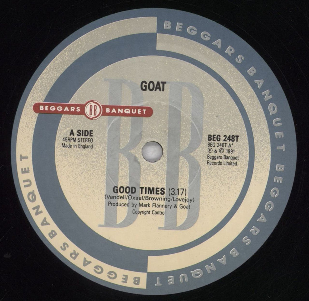 Goat (UK) Good Times - Introductory Pack UK 7" vinyl single (7 inch record / 45) GO507GO835158