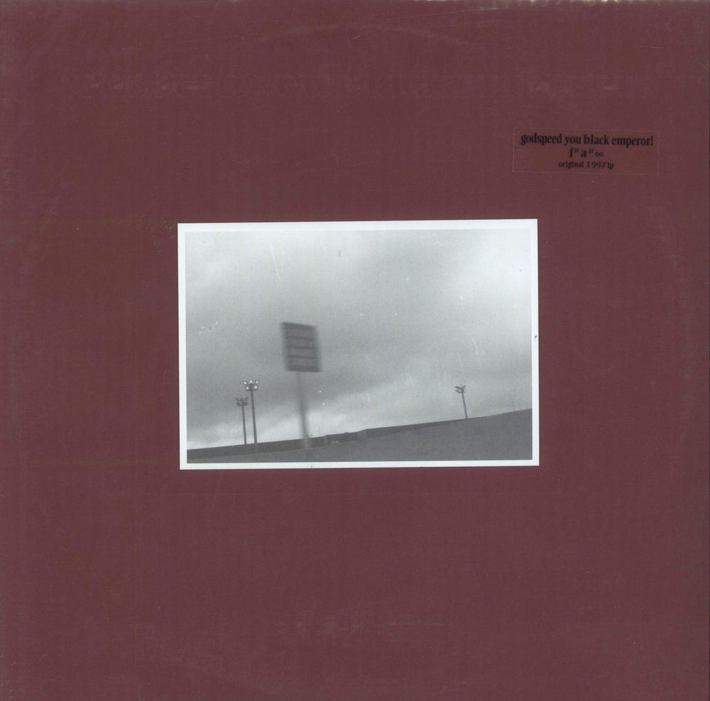 Godspeed You Black Emperor F-Sharp, A-Sharp, Infinity - 180gm Vinyl + Road Sign Sleeve US vinyl LP album (LP record) CST003