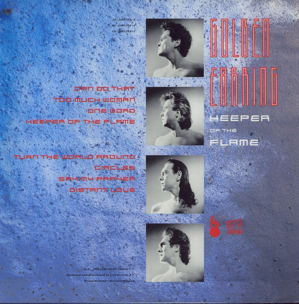 Golden Earring Keeper Of The Flame Dutch vinyl LP album (LP record) JAWS554-1