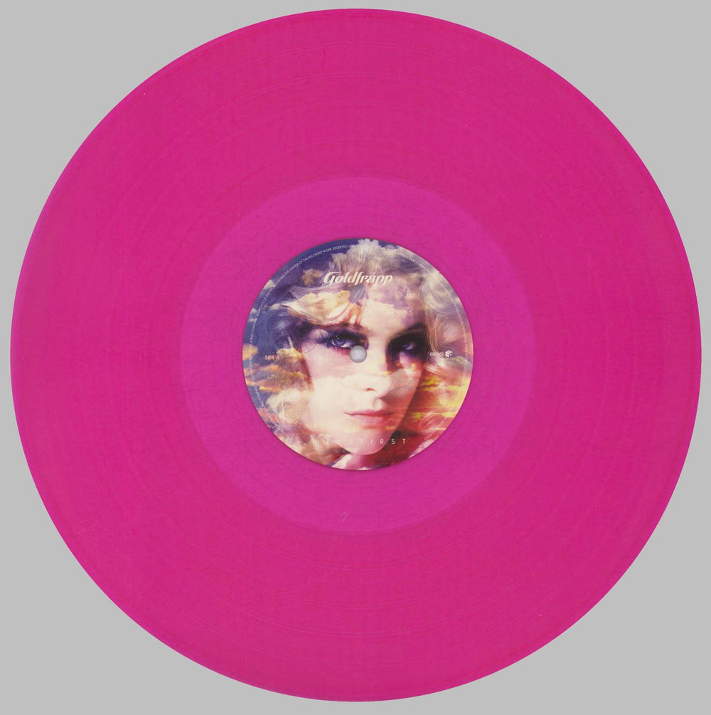 Goldfrapp Head First - Magenta Vinyl + Art Print UK vinyl LP album (LP record) FPPLPHE833891