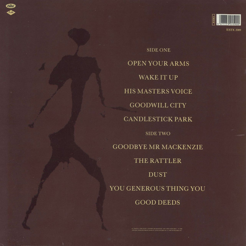 Goodbye Mr. Mackenzie Good Deeds And Dirty Rags + 12" EP UK vinyl LP album (LP record) 077779015900