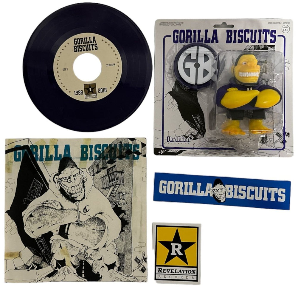 Gorilla Biscuits Gorilla Biscuits 1988-2018 - Purple Vinyl + Toy US 7" single box set IQ37XGO845082