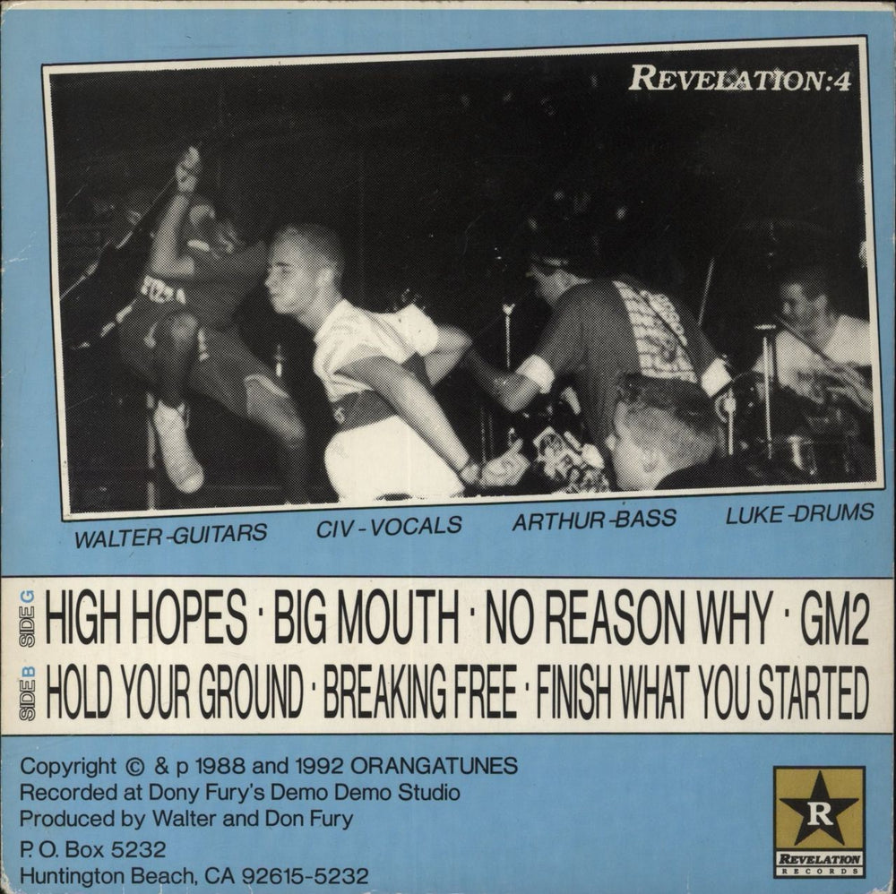 Gorilla Biscuits Gorilla Biscuits - 5th + Poster US 7" vinyl single (7 inch record / 45)