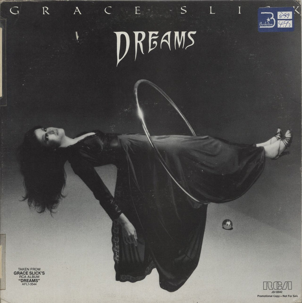 Grace Slick Dreams US Promo 12" vinyl single (12 inch record / Maxi-single) JD-12042