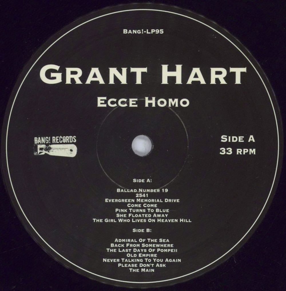 Grant Hart Ecce Homo Spanish vinyl LP album (LP record) GF7LPEC832659