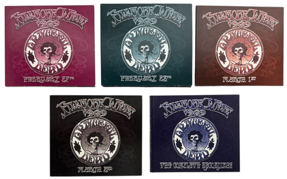 Grateful Dead Fillmore West 1969 - The Complete Recordings US CD Album Box Set GRDDXFI859280