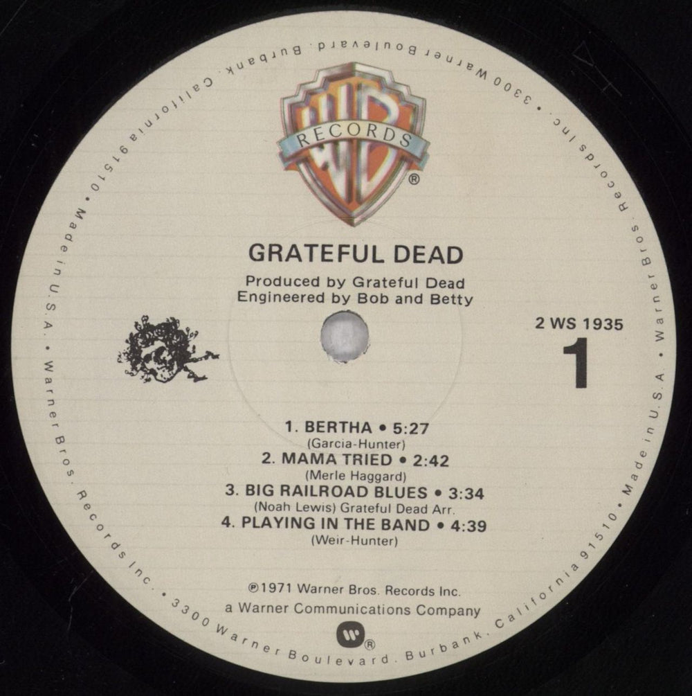 Grateful Dead Grateful Dead US 2-LP vinyl record set (Double LP Album) GRD2LGR838721