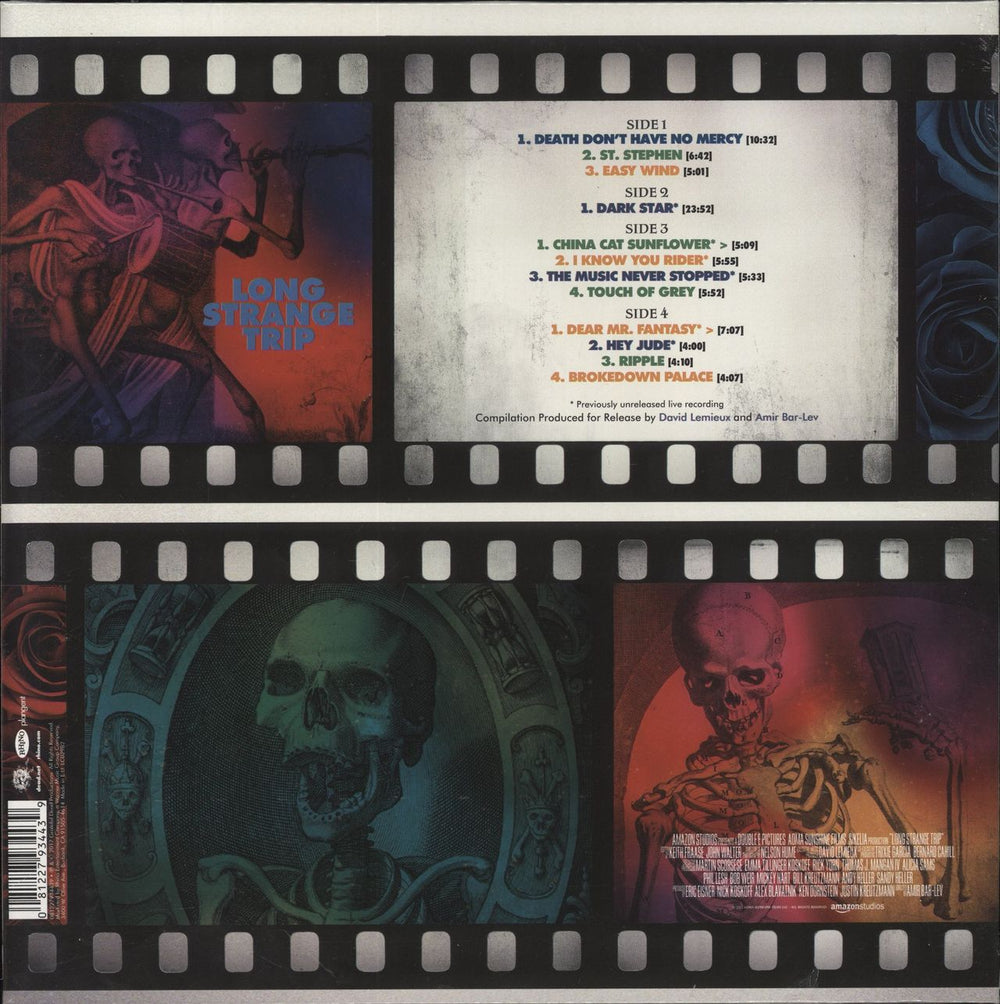 Grateful Dead Long Strange Trip OST UK 2-LP vinyl record set (Double LP Album) 081227934439