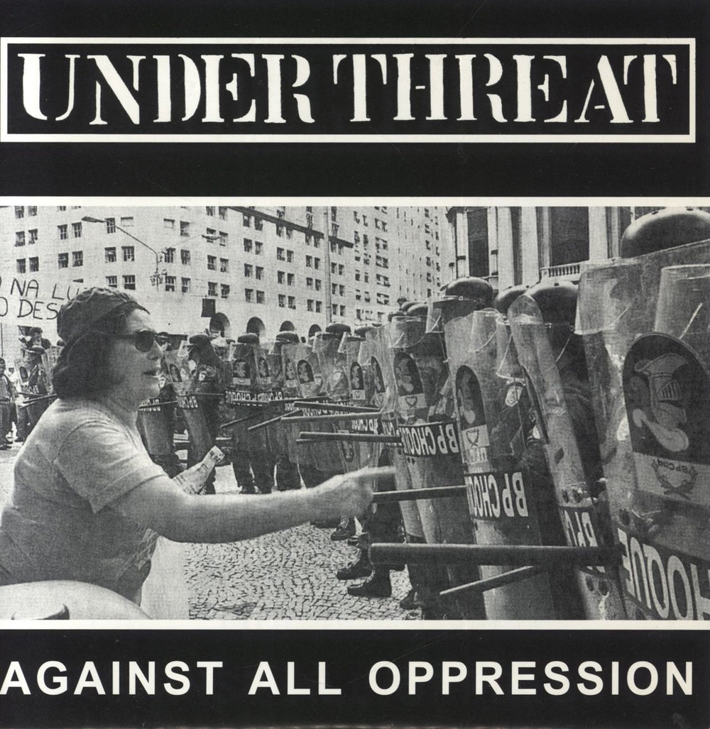 Gray Matter Dischord / Against All Oppression Brazilian 7" vinyl single (7 inch record / 45) SR.003