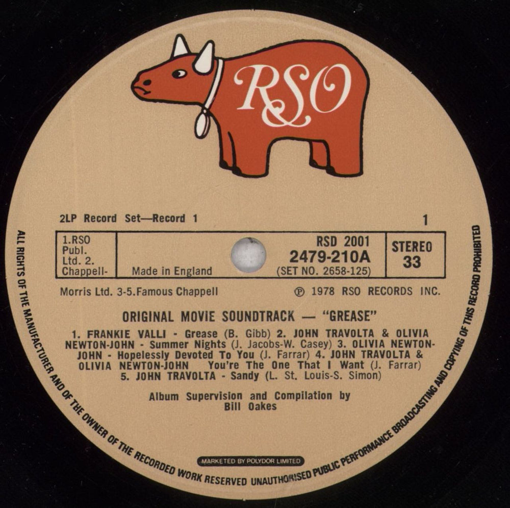 Grease Grease - VG UK 2-LP vinyl record set (Double LP Album) ESA2LGR842611