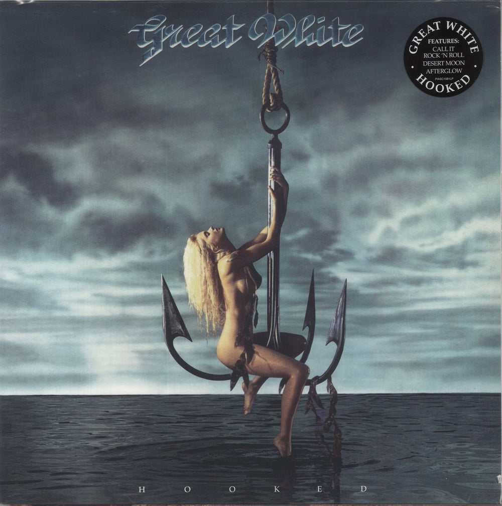 Great White Hooked US vinyl LP album (LP record) PIASC1081LP