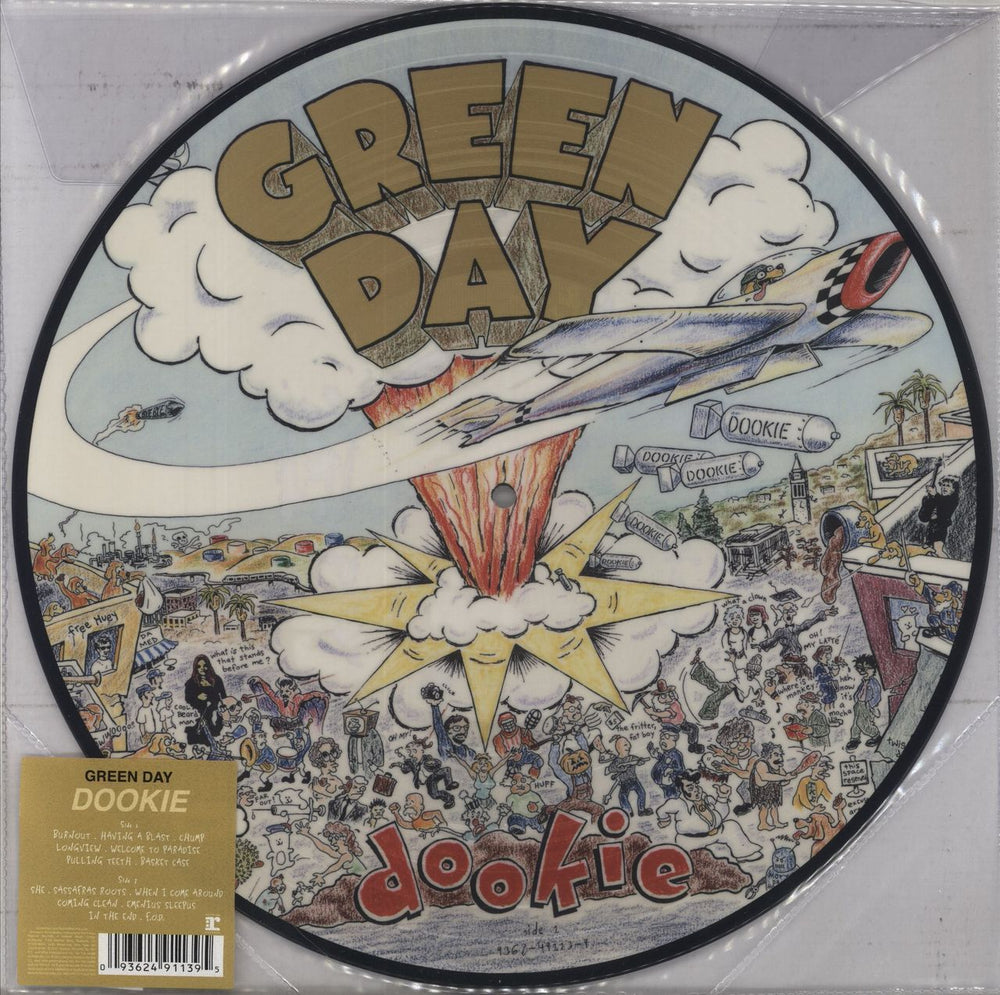 Green Day Dookie - Picture Disc Edition - Sealed UK picture disc LP (vinyl picture disc album) 9362-49113-9