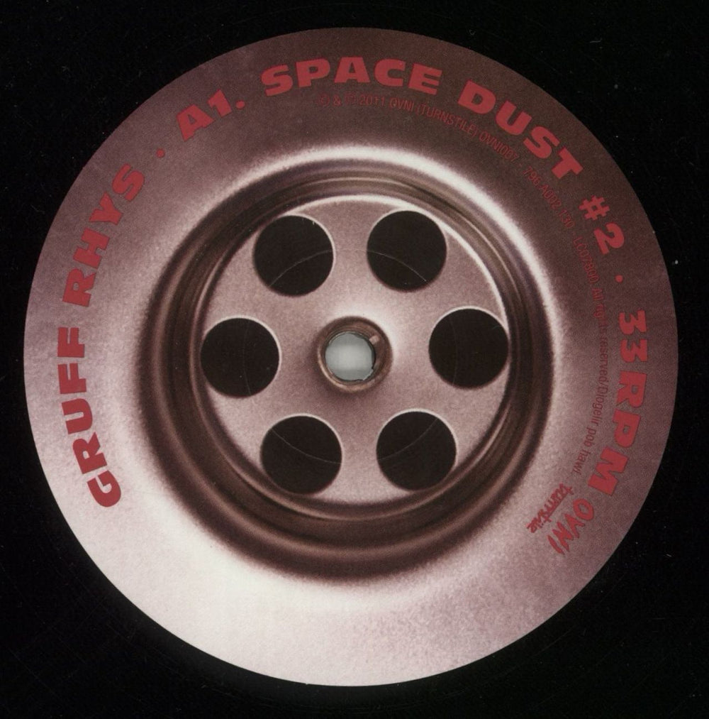 Gruff Rhys Space Dust #2 / Whale Trail UK 12" vinyl single (12 inch record / Maxi-single) GUF12SP872921
