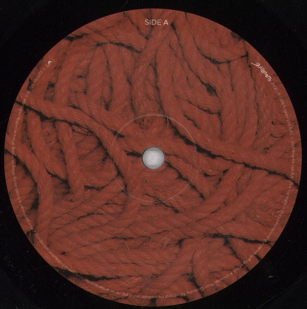 Guillemots Red UK vinyl LP album (LP record) GBQLPRE429970