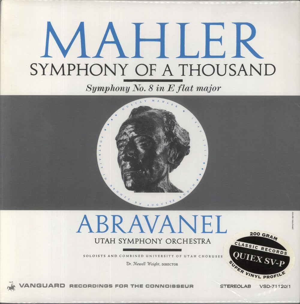 Gustav Mahler Symphony Of A Thousand (Symphony No. 8 In E Flat Major) - 200gm - Sealed US 2-LP vinyl record set (Double LP Album) VSD-71120/1